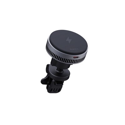 Support de téléphone voiture avec chargeur sans fil 15W, Aukey